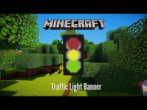 Minecraft Tutorial: Traffic Lights Banner