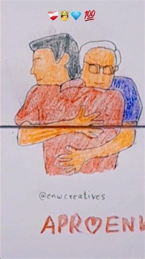 appa feeling lines #shortsfeed #fathersday #easydrawing #shorts @enwcreatives