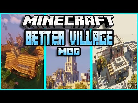 Better Village Minecraft mod Review and Showcase 1.18.2 Forge and Fabric how does the village look?