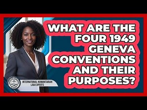 What Are The Four **1949 Geneva Conventions** And Their Purposes?
