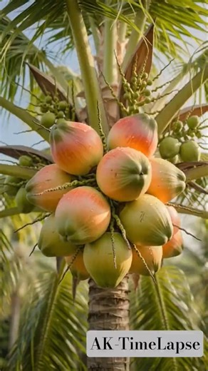 From Coconut to Coconut Tree 🌴 | Incredible Growth Time-LapseCoconut #CoconutTree #TimeLapse #Nature