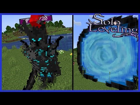 ARISE, LEVELING, GATES, SKILLS, MONARCH OF SHADOWS & MORE! Minecraft Solo Leveling Mod Review