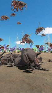 Insect vs Mammal Swarm Bug Faces off with Buffalo | 102fire