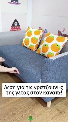 Προστατέψτε τον καναπέ σας από τα νύχια της γάτας!