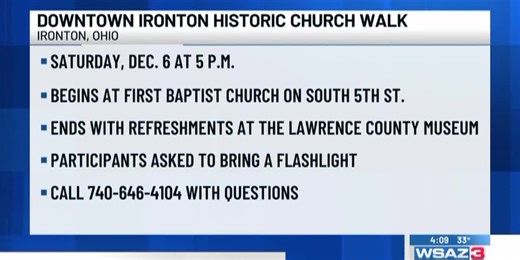 Downtown Ironton Historic Church Walk