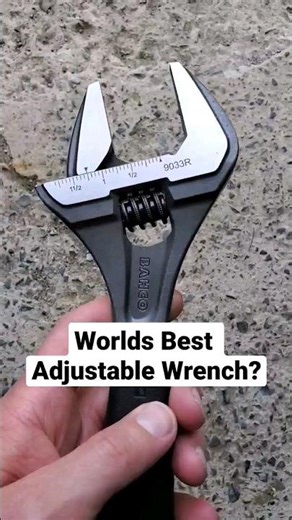 Bahco Adjustable Wrench 9033, Wide Mouth 😲