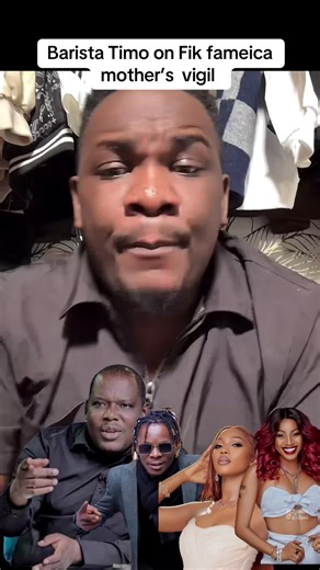 Barista Timo Honors Fik Fameica's Mother at Vigil