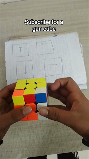 Rubik's cube trick 🥶🤯 | how to solve a Rubik's cube | Speedcubing | Cubing #shorts #trend #rubik