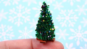 53K views · 587 reactions | DIY miniature adorable Christmas Tree: | DIY by Pipe-Cleaner-Crafts B | Facebook