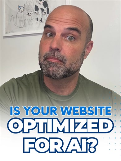 You’ve been told to optimize your website for SEO, but what about AI optimization? Your website should not only be built to show up in search results, but also to welcome AI bots. The key is making sure your site is fast, clear and structured in a way that AI can easily read and use your data to surface you when people search for your services in your area. Ask your web developer if your site is built for AI optimization. If they don’t know, it’s time to make some updates. #AIsearch #WebsiteOpti