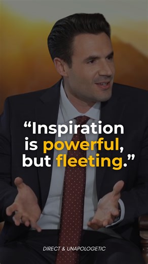 Inspiration can spark behavior change, but discipline sees it through. (Full video on YouTube @ MyOCN) #OrthodoxChristian #Inspiration #Discipline #Christian #Faith | Orthodox Christian Network