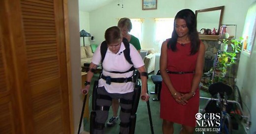 Rewalk robotic exoskeleton goes home with paralyzed veteran