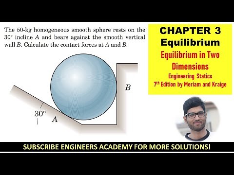 3-1 Chapter 3 Equilibrium Problems Solution Engineering Statics by Meriam 7th Edition