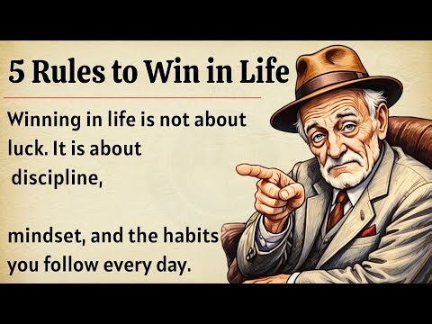 5 Rules to Win in Life | Build a Strong Mindset | Motivational Video 🔥 | Graded Reader ✅ | ESL