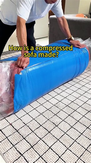 Choose the best compressed sofa! New Deep modular sectional compressed sofa with minimalist design fits living room, bedroom, reading nook, maximizes space in small apartments, saves space when placed against the wall, and offers ample room for tall people, meeting diverse home layout needs.#HomeSpacePlanning #CompressedSofa #SmallSpaceModularSectionalCompressedSofa #LivingRoomSpaceSavingSofa #FurnitureManufacturingFactory