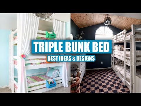 Triple Bunk Bed Ideas That WORK in Small Bedrooms