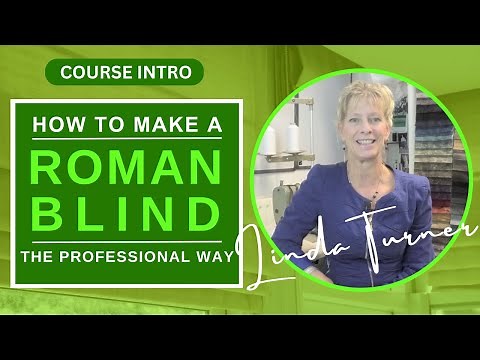 How To Make a Roman Blind (Watch the Course Introduction) #howto #videocourse