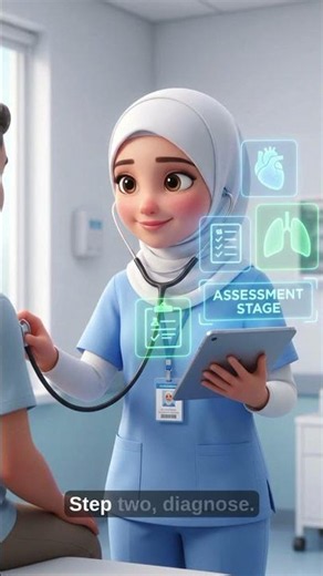 Nursing process part 2/nursing Diagnosis and smart goal#shortfeed#nclex#nurse