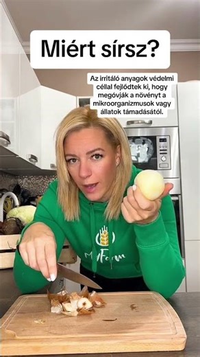 Tudod, miért sírsz a hagymától?