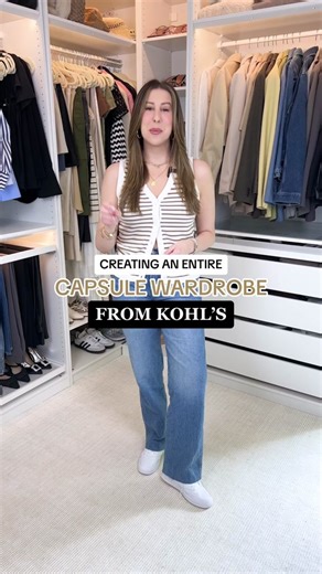 testing these capsule wardrobe styles from @Kohl’s which look is your favorite? #kohlspartner #kohlsfinds #fashion