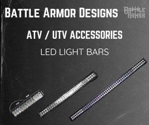 💡👀 Gear up for the ultimate off-road adventure with Battle Armor Designs’ Detachable Mirrors and LED Light Bars! Whether you're lighting up the trail with powerful LEDs or keeping an eye on every corner with our rugged mirrors, these attachments are built for the toughest rides. Easily detachable when you’re done, they bring versatility and performance to your ATV/UTV. 🔥🛠️ Upgrade your ride with the perfect combo of visibility and safety! 🌟 #BattleArmorDesigns #OffRoadAttachments #LEDLightB