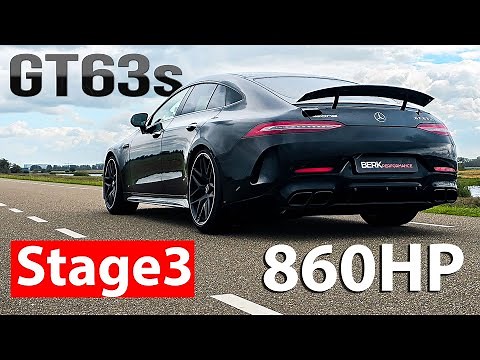 860HP & 1040NM Mercedes-AMG GT63s Stage 3 Tuning | Dyno, POV & Crazy Sound