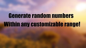 Minecraft RNG with Custom Range! Minecraft Data Pack