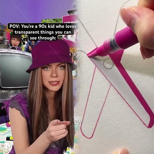 POV You’re a #90skid who loves transparent things you can see through. #nostalgia #90s#foryou 💅_