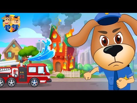 🔥 Educational Cartoon for Toddlers! Major Max Rescues the Little Frog from Fire! 🚒