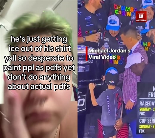 #duet with @TWT UNLEASHED they did the ice bucket challenge right before this and if you literally pay any amount of attention he’s clearly grabbing the shirt not the kid. media literacy 📉📉📉 yall see one thing said by one person and RUN like w doordash girl… also not saying it’s impossible he’s a pdf but this video is nothing #Viral #michaeljordan #alt #fyp