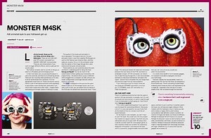 MONSTER M4SK – MONSTER M4SK HackSpace magazine issue 23: 10 out of 10! @HackSpaceMag @ben_everard @circuitpython @arduino #halloween