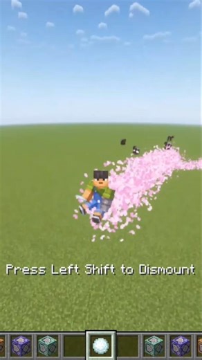 Minecraft snowball ride command trick 🤯🚀