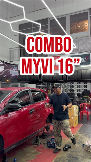 Combo Myvi 16” Wheels for Enhanced Performance
