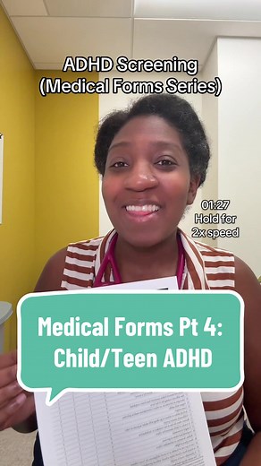 How I Screen and Monitor for ADHD using the Vanderbilt form #teenhealth #adolescentmedicine #pediatrics #doctor #medicine