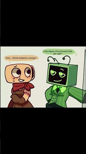 Dandy's world comic doblaje! Shellyvision/Shelly x Vee! #dandysworld #comic #comicdub