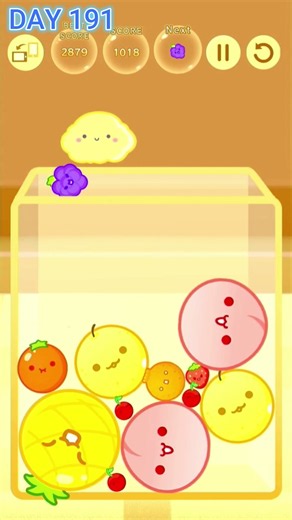 DAY 191 | Playing Suika Melon Game Every Day 'Til I Get Double Watermelons | I ❤ your melons 🍉🍉