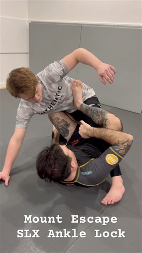 When escaping the mount position; take advantage of the moment and look to transition to SLX!