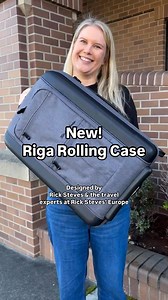Introducing our new Riga Rolling Case! Designed by Rick and the travel experts here at Rick Steves' Europe, this hybrid-shell suitcase is an ideal carry-on companion. At 21x14x9 inches, it fits precisely into most overhead bins, allowing you to skip the risky and time-consuming need to check a bag. The easy-gliding dual wheels, front stopper to prevent tipping, and telescopic luggage handle makes the Riga easy to maneuver, even on pesky cobblestone streets. And with plenty of organization and st