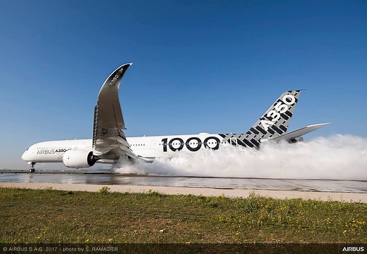 Ready for upsized efficiency! After an intense flight test campaign of 1,600 flight hours flown in less than a year, the #A350-1000 has received Type Certification. The world’s newest and most sophisticated passenger jet is now ready to enter commercial service. Get ready for the first delivery to Qatar Airways by the end of the year! | Airbus