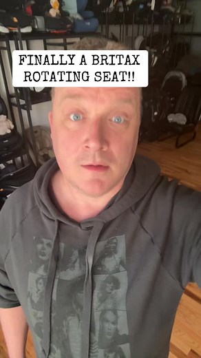 I made this as quickly as I could to get the basic information out. This morning we had a webinar presented by @britaxus where we had an overview of their car seat line as well as an introduction to a seat we have been waiting and waiting and waiting and waiting for. We are finally getting a rotating seat from Britax. The Galaxy. 5 to 50 pounds rear facing, 30 to 65 pounds forward facing. 49 inch height limit with a top harness slot of 17.25 inches. And including the cupholders, it is 17 inches 