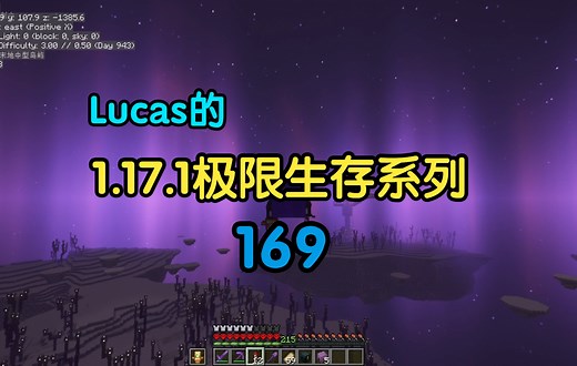 【我的世界】Java版1.17极限生存169，末地旅行