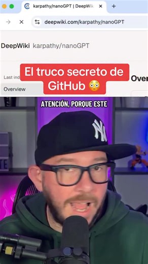 El mejor truco de GitHub que verás hoy 👀 🚀 #github #ia #developer #coding #repo | Javiwebdesign