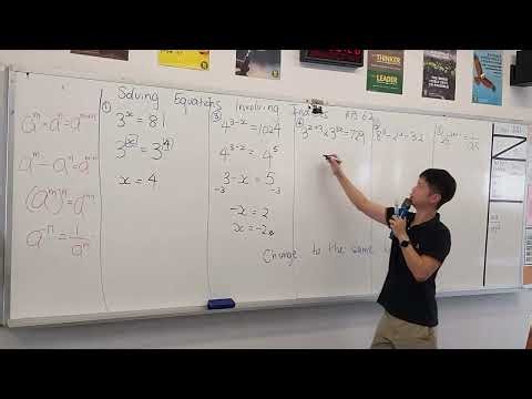 Solving of Equations Involving Indices