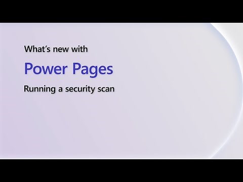 Run security scan with Power Pages | Power Platform Shorts
