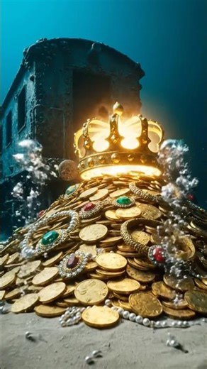 Lost Underwater World | Train Wreck, Skeletons & Hidden Treasure