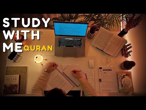 2-Hour Study With Me | Quran recitation | Lofi Quran | Pomodoro 50/10 | Study with quran | ادرس معي