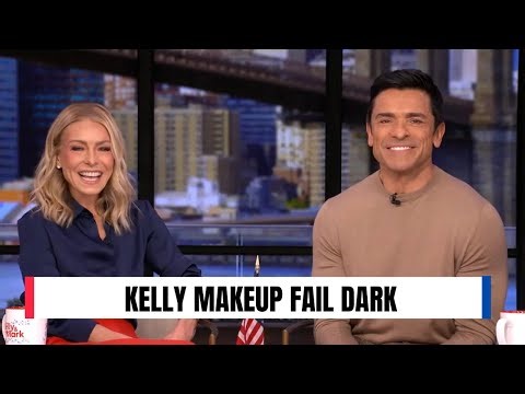 Kelly Ripa's Epic Makeup Fail: Used Contour as Foundation in the Dark