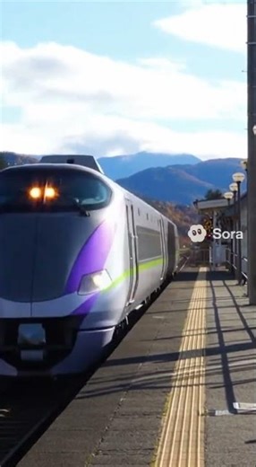 樺太鉄道 特急用車両(増結用)白浦駅通過