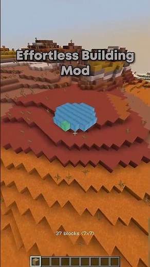 Top 2 Minecraft Mods to Build 10x Faster! 🛠️ #shorts