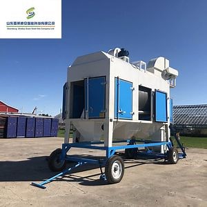 [Hot Item] Corn Wheat Bulk Grain and Seed Cleaning-Grading Machine Double Drums Grain Seed Cleaner
